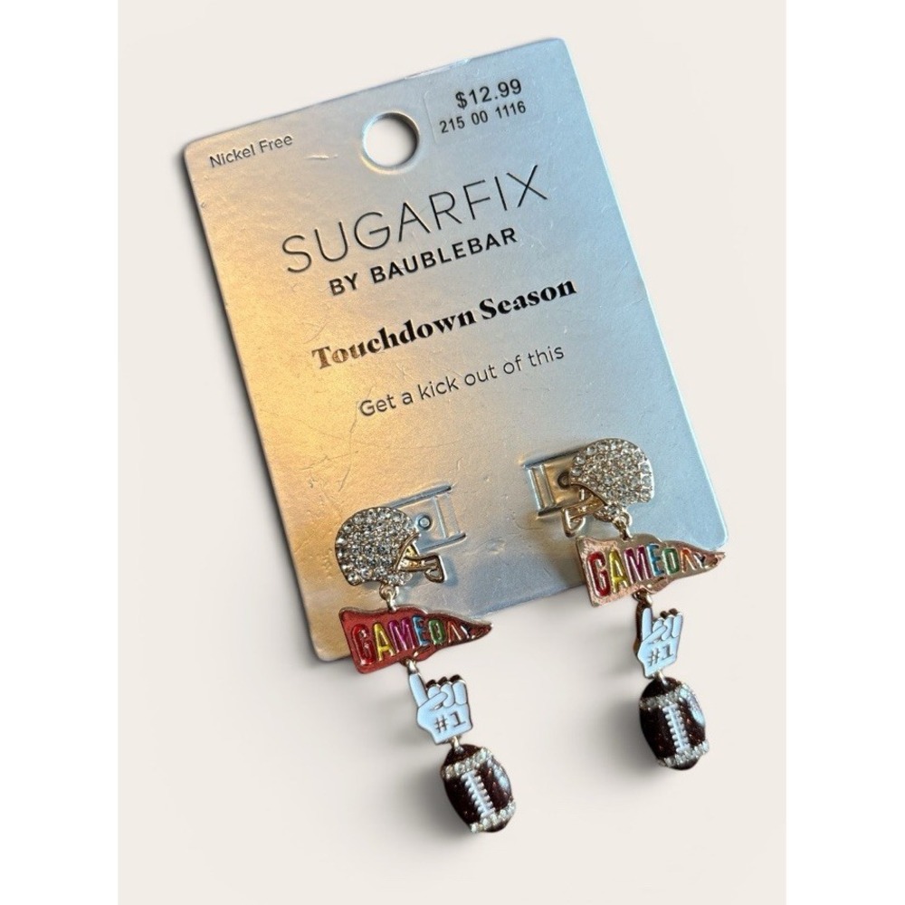 Sugarfix dangle Game Day Earrings